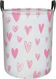 skladany-kosz-na-pranie-40x50-cm-worek-organizer-na-zabawki-bialy-w-serca