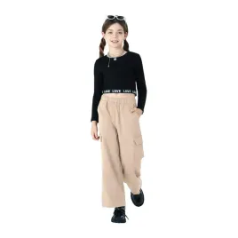 dziewczecy-crop-top-spodnie-hip-hop-zestaw-ubran-czarny-bezowy-12-13-lat