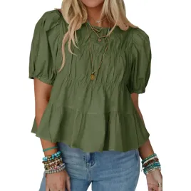 damska-bluza-bufiaste-rekawy-bawelniana-stylowa-casual-letnia-zielona-s