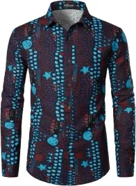 meska-koszula-afrykanskie-wzory-dlugie-rekawy-elegancka-granatowa-3xl