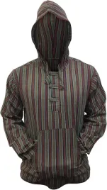 bluza-meska-z-kapturem-w-paski-bawelniana-zielona-mix-rozmiar-m