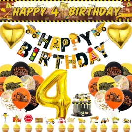 zestaw-dekoracji-urodzinowych-z-koparka-balony-budowlane-4-urodziny-chlopca