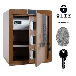 pancerny-domowy-sejf-biometryczny-na-odcisk-palca-45x38x32-cm-brazowy