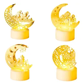 swiece-led-na-ramadan-dekoracyjne-zestaw-4-sztuki-ksiezyc-gwiazdy-zlote