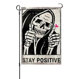 flaga-baner-dekoracja-halloween-stay-positive-45-x-30-cm-szkielet-czaszka