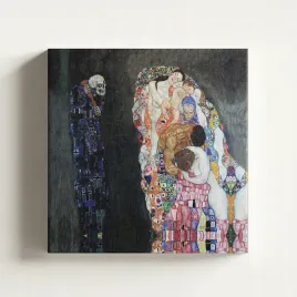 obraz-gustav-klimt-zycie-i-smierc-wydruk-na-plotnie-40x40-cm-rama-3-cm