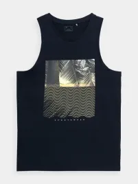 4f-meski-czarny-tank-top-regular-z-nadrukiem-w-palmy-100percent-bawelna-s