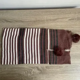 swat-pany-damski-szal-pashmina-suknia-wieczorowa-brazowy