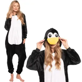 pizama-damska-kombinezon-kigurumi-onesie-kostium-pingwin-czarny-155-165-m