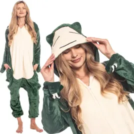 Zdjęcie produktu Piżama Damska Kombinezon Kigurumi Kostium Onesie Snorlax Pokemon 145-155 S