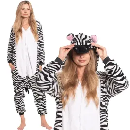 pizama-damska-kombinezon-kigurumi-onesie-zebra-bialo-czarna-145-155-s