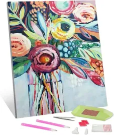 zestaw-do-malowania-diamentami-tishiron-5d-abstrakcyjne-kwiaty-30x45cm