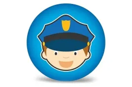 pilka-pvc-230mm-policjant