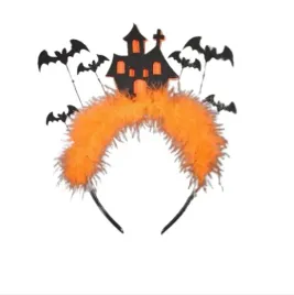 opaska-do-wlosow-halloween-z-nietoperzami-piorkami-i-domem
