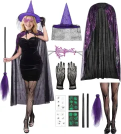 stroj-czarownicy-kostium-przebranie-halloween-damski-zestaw-czarny