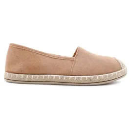 camelowe-espadryle-damskie-tenisowki-wsuwane-polbuty-wkl-ekoskora-wygodne