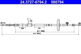 linka-hamulcowa-ate-chevrolet-cruze-opel-astra-j-1812mm