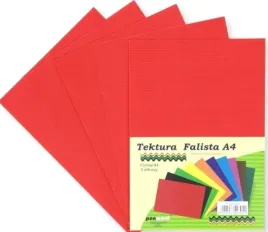 tektura-a4-falista-czerwona-5szt