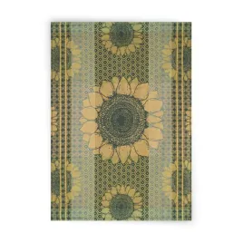 scierka-kuchenna-50x70-sunflowers-zielona-bawelniana-do-naczyn-zwoltex