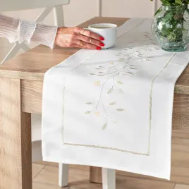 zielona-melodia-bieznik-z-haftem-38x160cm-kolor-bialy