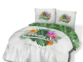 posciel-160x200-tropikalne-sny-goraca-noc-kwiaty-liscie-monstery-biala