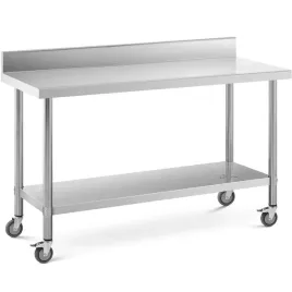 stol-metalowy-gastronomiczny-na-kolkach-z-polka-i-rantem-stal-60-x-150-cm