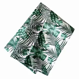 scierka-kuchenna-45x65-jungle-biala-zielona-liscie-bawelniana