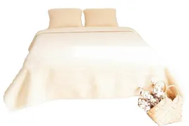 komplet-welniany-merynos-koldra-175x200-2-poduszki-50x60-classic-kremowa