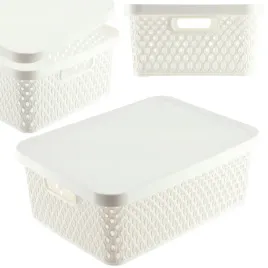 koszyk-z-pokrywa-pojemnik-organizer-do-przechowywania-pudelko-12l-bialy