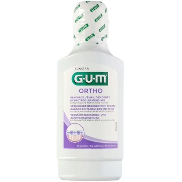 GUM Sunstar Ortho płyn do płukania jamy ustnej 300 ml