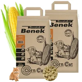 super-benek-corn-cat-naturalny-zwirek-kukurydziany-zbrylajacy-dla-kota-2x7l