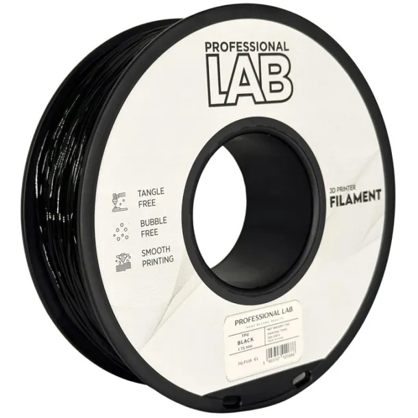 Filament TPU Black Czarny Prof. Lab. 1,75mm 1000g Drukarka 3D