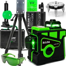poziomica-laserowa-samopoziomujaca-hilda-3d-laser-krzyzowy-statyw-160-cm