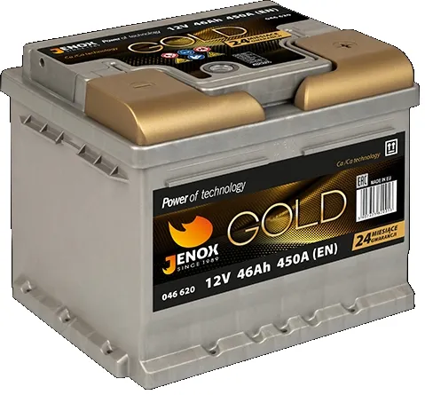 AKUMULATOR 12V JENOX GOLD 46AH 450A P+ GWARANCJA 3 LATA- RADOM