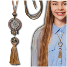 naszyjnik-lapacz-snow-regulowany-na-rzemyku-vintage-boho-drewniany-fredzle