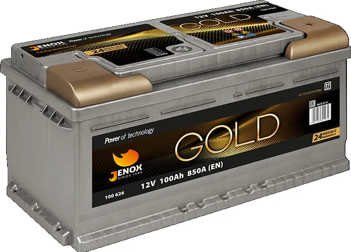 AKUMULATOR 12V JENOX GOLD 100AH 850A P+ GWARANCJA 3 LATA - RADOM