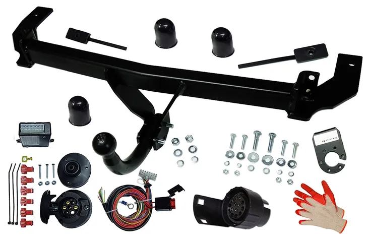 KOMPLETNY HAK+MODUŁ7PIN13P FIAT PANDA II 2 od2003 WIĄZKA+ADAPTER HOLOWNICZY