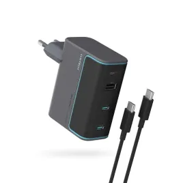 ladowarka-sieciowa-usb-c-usb-a-z-kablem-usb-c-gan-100w-szara-cuktech
