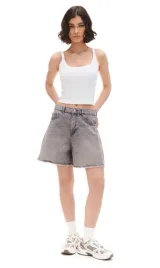 szare-jeansowe-szorty-cropp-xxs