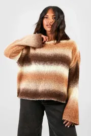 kolorowy-sweter-z-dlugim-rekawem-boohoo-3xl