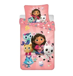 posciel-140x200-koci-domek-gabi-rozowa-poszewka-70x90-gabbys-dollhouse