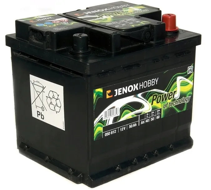 AKUMULATOR 12V JENOX HOBBY 50AH P+ GWARANCJA 3 LATA - RADOM