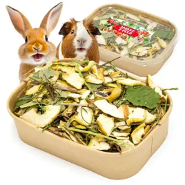 naturalne-przysmaki-pokarm-karma-jablka-koniczyna-ziola-dla-krolika-swinki