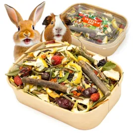 naturalne-przysmaki-pokarm-karma-warzywa-owoce-ziola-dla-krolika-swinki