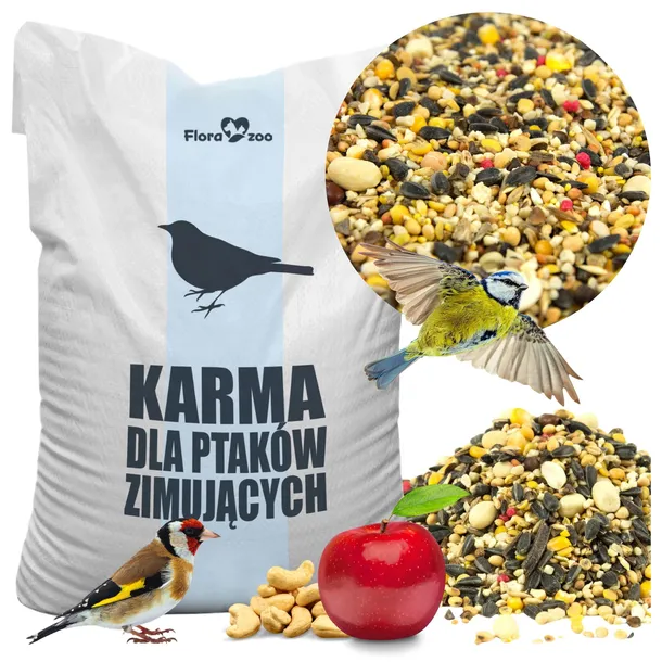 KARMA SŁONECZNIK ZIARNO DLA DZIKICH PTAKÓW DO KARMNIKA + GRATIS