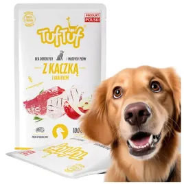 mokra-karma-dla-psa-bult-tuf-tuf-saszetka-mielonka-mieso-kaczka-100g