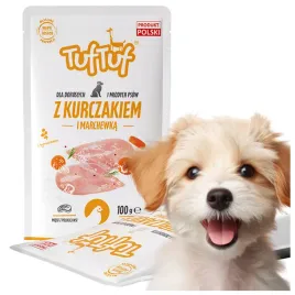 mokra-karma-dla-psa-bult-tuf-tuf-saszetka-mielonka-mieso-kurczak-drob-100g
