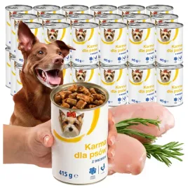duzy-zestaw-60x415g-mokra-karma-kawalki-z-drobiem-w-sosie-witaminy-dla-psa