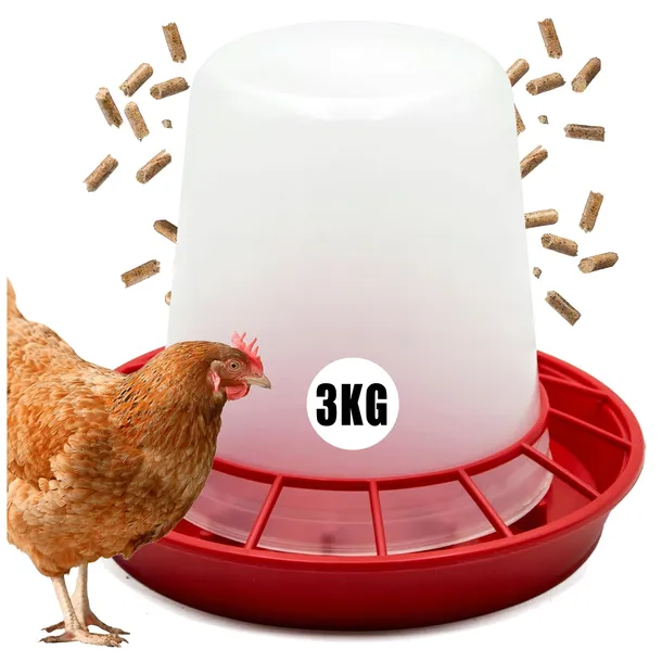 KARMNIK DOZOWNIK NA PASZA KARMA DLA KUR KACZEK GĘSI DROBIU 3KG