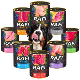 rafi-bez-zboz-mokra-karma-puszki-dolina-noteci-mix-smakow-dla-psa-8x800g